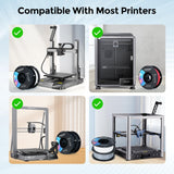 Comgrow PLA 3D Printer Filament, Durable and Stronger 3D Printer PLA Filament 1.75mm Fit Most 3D Printers, Dimensional Accuracy +/- 0.02 mm, 2LBS Spool PLA Grey Comgrow