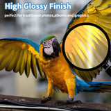 Reastar Glossy Photo Paper 8.5 x 11, 36 Sheets Inkjet Photo Printer Paper, Instant Dry Picture Paper for DIY Chip Bag, Flyers, Cards, Calendars and Brochures(180gsm/48lb) Reastar