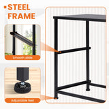 Sweetcrispy Nightstand Set of 2 with 2 Storage Drawers, 20" Height Small Bed Side Furniture End Table, Wooden Top Fabric Cabinet Kids Mini Dresser for Bedroom, Closet, Entryway, College Dorm Sweetcrispy