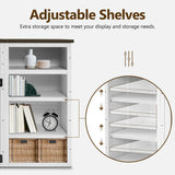 Lovupet Solid Wood Dog Crate Furniture, Medium Dog Cage with Adjustable Shelf and Storage Cabinet, 1775 Lovupet