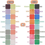 Solid Color Transfer Sheets, 16 Pcs 12"x 12" Plain Colors Pre-Printed Sublimation Paper for Heat Press Mug, DIY T- Shirts, Coasters Blanks Lucky Goddness