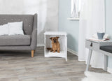 TRIXIE Pet Home End Table, Indoor, White S TRIXIE