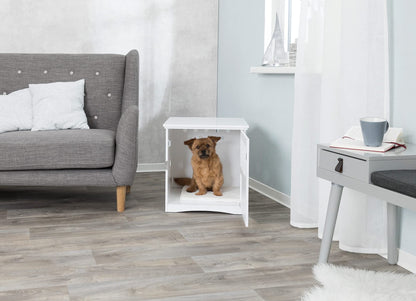 TRIXIE Pet Home End Table, Indoor, White S - WoodArtSupply