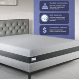 Celestial Sleep Gel Memory Foam Mattress in a Box, Made in The USA, CertiPUR-US Bed, 8 inch Firm - King Celestial Sleep