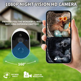 Q-DIRT PRO Smart Bird House Camera Solar Powered, 1080p HD Wireless Birdhouses for Outdoors, Auto Capture Bird Videos & Motion Detectio and App Notify, Bird House Box Present for Wild Birds Q-DIRT PRO