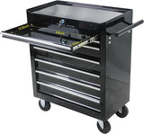 BouPower 7-Drawer Tool Chests, Rolling Tool Storage Cabinet with Detachable Tray - Black Black BouPower