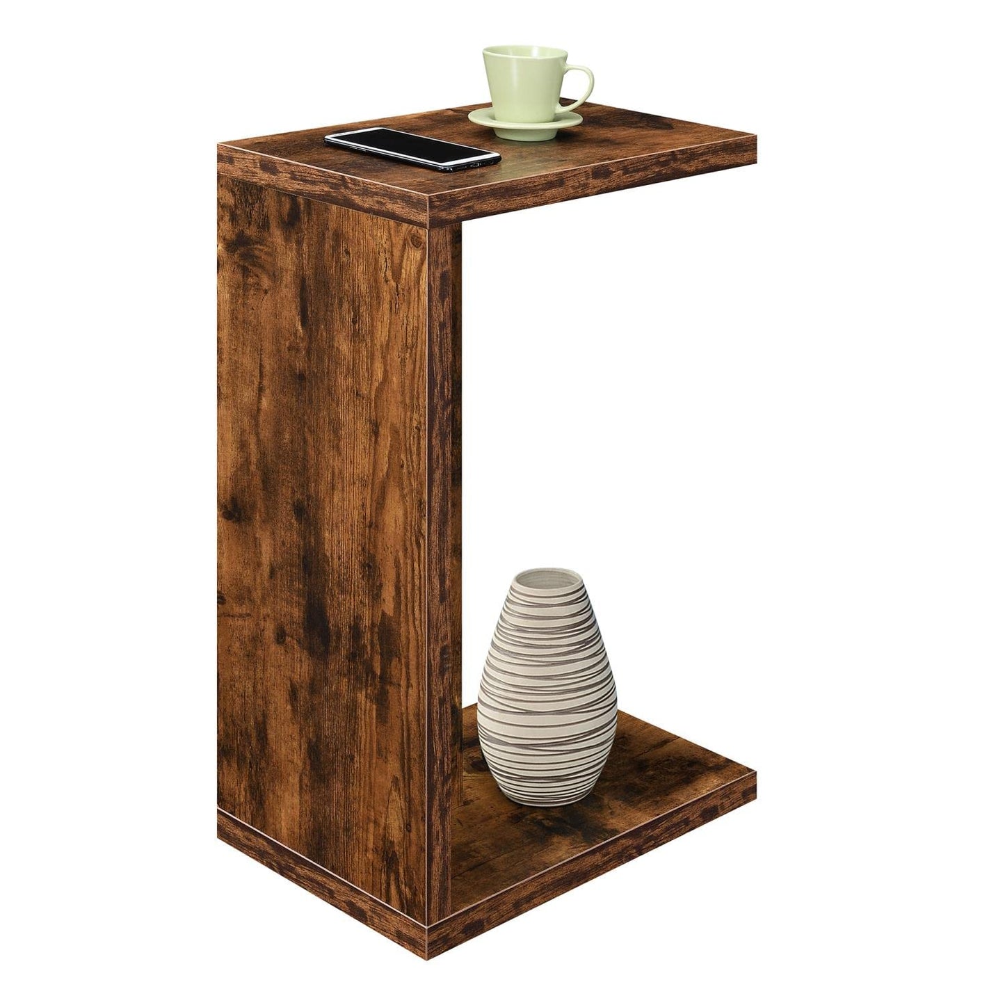 Convenience Concepts Northfield Admiral C End Table, Barnwood