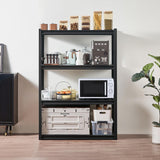 VEVOR Storage Shelves, 2400 lbs, 4 Tier Garage Storage Shelving, 20" D x 40" W x 57" H Adjustable Metal Shelves for Garage Shelves Utility Rack Shelf, Ideal for Kitchen, Warehouse, Basement, Black VEVOR