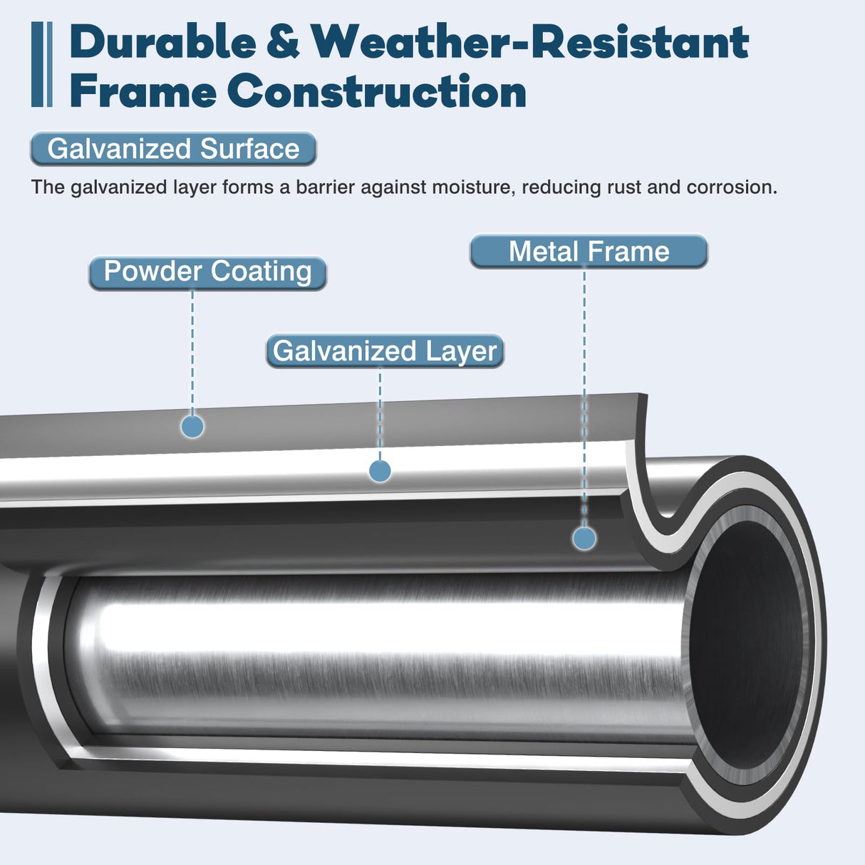 Yalissey Outdoor Lounge Chairs, Pool Lounge Chairs Set of 2, Outdoor Chaise Lounge with Adjustable Backrest & Cup Holder,Khaki Yalissey