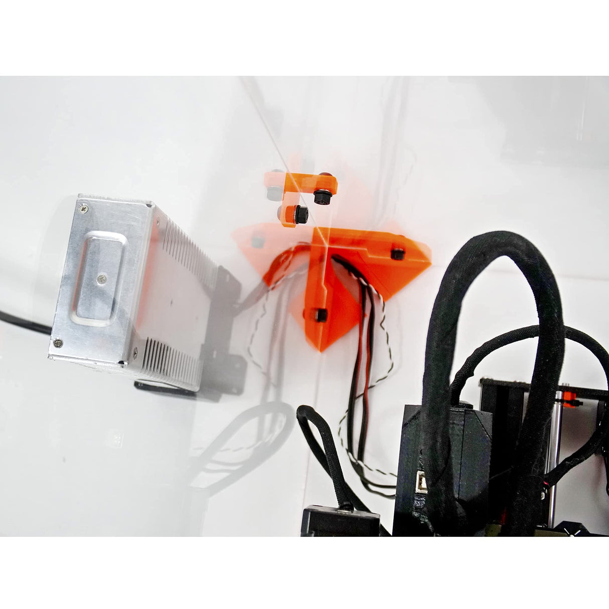 3D SOURCERER Universal 3D Printer Enclosure 5mm Plexiglass Kit [540x540x620mm Inner Volume] | Compatible with PRUSA MK4/MK3/Creality Ender 3/5 Pro | Fits IKEA Lack | Cover for Constant Temperautre 3D SOURCERER