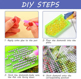 SKRYUIE 5D Large Diamond Painting Kits Wolf - DIY Diamond Art Kits for Adults Animal, Full Round Drill - Crystal Embroidery Cross Stitch - Craft for Wall & Office Decor - 12x30 inch / 30x80 cm c1 SKRYUIE