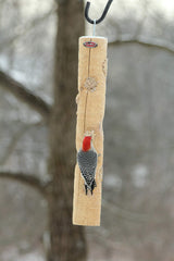 Kettle Moraine Large Cedar Suet Log Feeder for Woodpeckers and Chickadees Kettle Moraine
