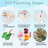 Mnsdiyrs Hummingbird Paint by Numbers Kits for Adults, Paint by Numbers for Adults, Acrylic Painting by Numbers Kits Canvas for Gift Home Wall Decor 16x20 Inch Mnsdiyrs