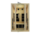 JNH Lifestyles Joyous 2 Person Canadian Hemlock Low EMF Far Infrared Sauna JNH Lifestyles