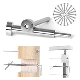 [Patent] Muzata 20 Pack 1/8" Invisible Cable Railing Kit Hardware Invisible Receiver Swage Stud End for 2"x2" 4"x4" Wood Metal Post T316 Stainless Steel Deck Cable Railing System 10 Pair CR26 Muzata