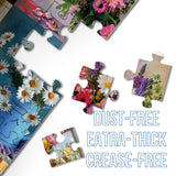 Flower Puzzle Art Puzzles 1000 Pieces for Adults, Colorful Jigsaw Puzzles Plant Puzzle, Sunflower Rose Flowers Jigsaw Puzzle Family Collage Puzzles for Challenging BBOLDIN