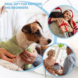 Aeelike Circular Knitting Needles Set, Stainless Steel Knitting Needles Round Knitting Needle Set (100 cm), 9 Pack Long Knitting Needles for Blankets Scarves Sweaters, Great for Beginners Aeelike