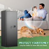 Oakcloud Fireproof Gun Safe for Rifles and Pistols - 10 Rifle Cabinet with Digital Keypad Lock, Top Shelf & 4 Pistol Pouches for Secure Storage Oakcloud