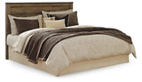 Signature Design by Ashley Trinell Rustic Panel Headboard, King/California, Warm Brown Signature Design by Ashley