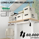 Kingant Standing Desk Height Adjustable Electric [35 x 20 Inch] - Ergonomic Sit Stand Desk for Home Office Computer Workstation With Cable Management Kingant