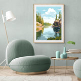 ARPADAMO 6 Pack National Park Diamond Kits for Adults,5D Diamond Painting DIY Landscape Diamond Art Diamond Painting Art Kits for Adult,Round Full Drill Diamonds, Diamond Art for Home Decor-12x16inch ARPADAMO