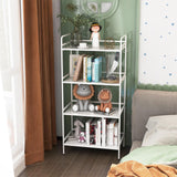 HDANI Storage Shelves, 4-Tier Metal Storage Rack with Shelf,Shelf Organizer,Garage Standing Shelving Unit for Laundry,Bathroom,Kitchen,Pantry, Closet,23.6''W X 13.8''D X 50 H''H,White HDANI