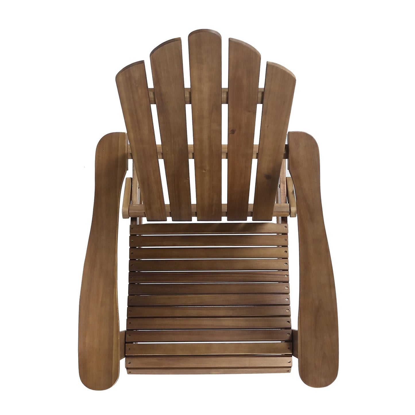 Christopher Knight Home Cara Outdoor Adirondack Acacia Wood Rocking Chair, Dark Brown Finish - WoodArtSupply