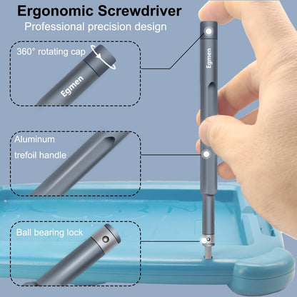 49 in 1 Precision Screwdriver Set, Egmen Small Screwdriver Set, Mini Magnetic Screw Driver Set with Case Repair Tool Kit for Doorbell, Glasses, Watch, Computer, PC, Jewelers, Laptop, PS5, Mac - WoodArtSupply