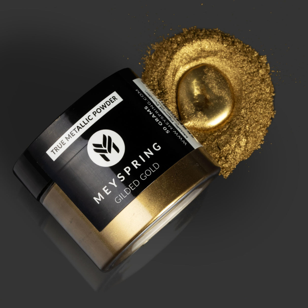 MEYSPRING Gilded Gold - Metallic Pigment Powder for Resin Art - Fine Gold Resin Pigment - Epoxy Resin Color Pigment - Gold Epoxy Pigment - 50 Grams MEYSPRING