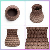 Micro Center Inland Matte PLA 3D Printer Filament, Matte Wood Rainbow 3D Printing Filament 1.75mm, 1kg Cardboard Spool (2.2 lbs), Dimensional Accuracy +/- 0.03mm, FDM/FFF 3D Printers INLAND