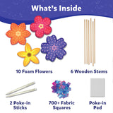 Skillmatics Art & Craft Activity - Poke-in Art Flower Bouquet, Mess-Free Art for Kids, DIY Craft Kits, Creative Activity, Fine Motor Skills, Gifts for Girls & Boys Ages 4, 5, 6, 7, 8, 9 Skillmatics