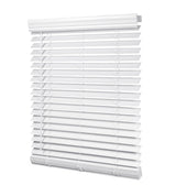 LazBlinds 2-inch Cordless Faux Wood Blinds with Royal Valance, Room Darkening Horizontal Window Blinds, Inside Mount Blinds for Windows - Fit for Window 28.875'' W x 36'' H - White LazBlinds