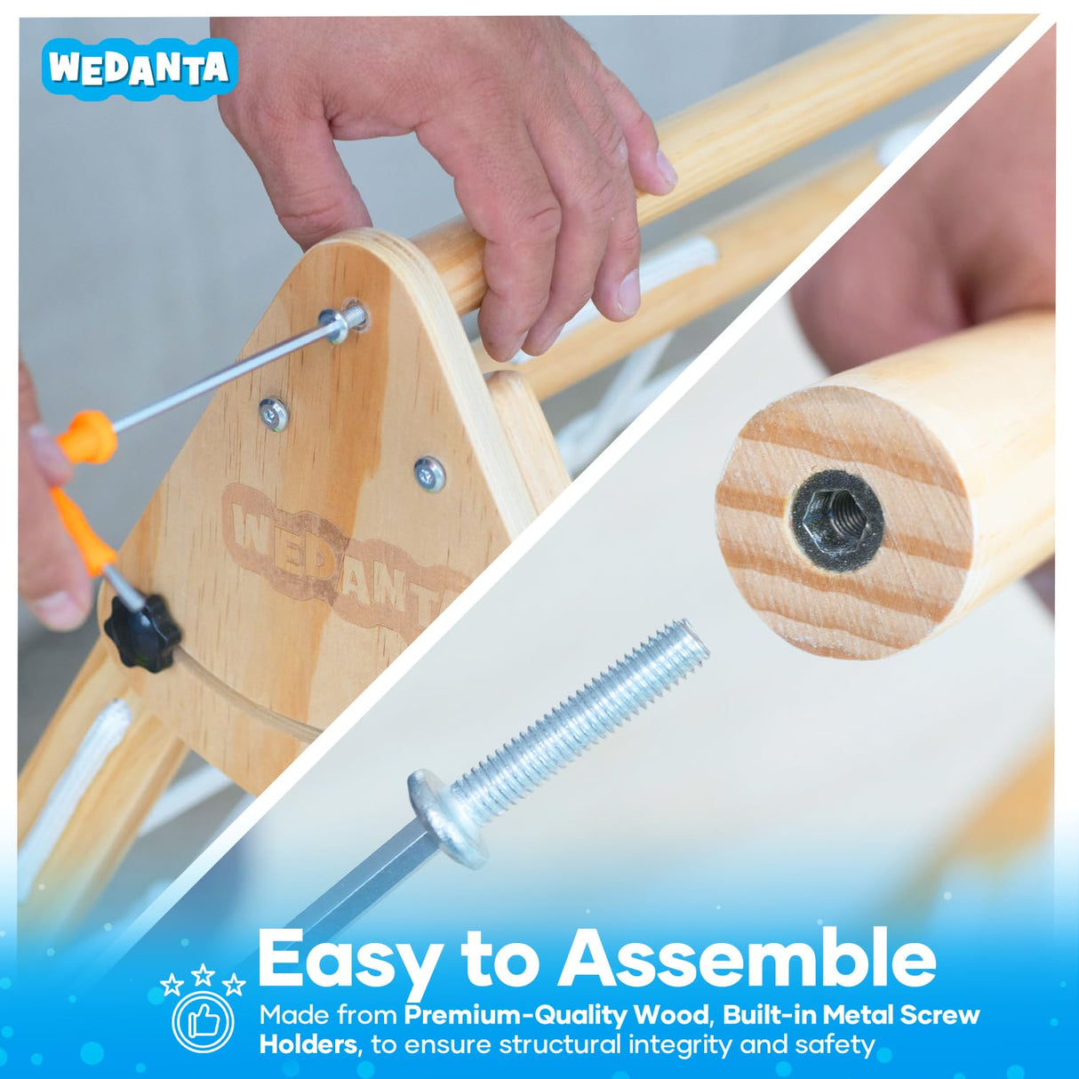 Indoor Playgroud Jungle Gym for Toddlers Slide,Climbing Toys for Toddlers Playset-Indoor Play Gym Swedish Ladder,Climbing Play Structure Set for Kids-Indoor Playground - Anthill-4 WEDANTA