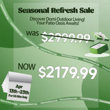 Domi Louvered Pergola 10X20FT, Wood Grain Aluminum Pergola with Adjustable Roof, Wood Looking Aluminum Frame, Efficient Drainage System, Outdoor Pergola for Patio, Deck, Garden domi outdoor living