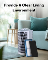 Aer1 Filter Replacement for Holmes Air Purifiers, 2 True HEPA Filters + 4 Carbon Booster Filters, HAPF30AT Leemone