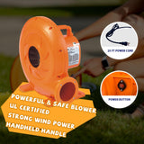 ACTION AIR Bounce House, Inflatable Bounce House with Air Blower, Bouncy Castle with Durable Sewn and Extra Thick, Family Backyard Jump House, Great Gift for Kids Action air