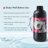 phrozen Water-Washable 3D Printer Resin [Model Gray], 405nm LCD UV-Curing Photopolymer Resin for High Precision Printing, Low Odor, Non-Brittle, Easy to Clean and Cure (1KG) phrozen