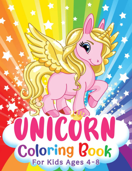 Unicorn Coloring Book: Cute Unicorns for Coloring for Kids (For kids from 4 years)