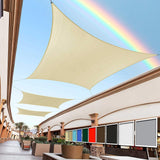 Royal Shade 8' x 14' Beige Rectangle Sun Shade Sail Canopy Outdoor Patio Fabric Screen Awning RTAPR0814 - UPF50+ 95% UV Blockage, Heavy Duty, Water & Air Permeable (We Make Custom Size) Royal Shade