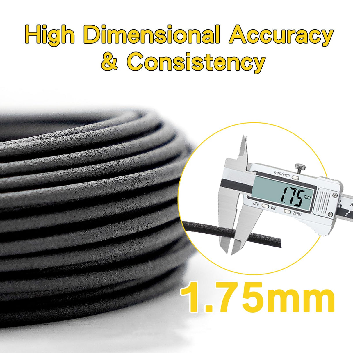 ABS Carbon Fiber Filament 50g for 3D Printing Fit Most 3D Printer Filament ABS CF yxpolyer
