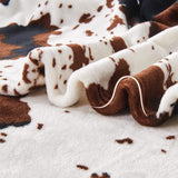 Soft Cow Print Blanket, Ultra Cozy Cow Throw Blanket for Couch Bed and Travel, Cow Decor Throw Blankets for All Seasons 50"x60" Edenleaf