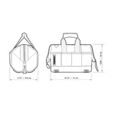 TOUGHBUILT TOU-60-12 TB-60-12 12" Massive Mouth Bag, Black/Yellow ToughBuilt