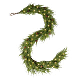 WBHome Real Touch Cypress Cedar & Pine Cone Evergreen Garland for Christmas Holiday Seasonal Outdoor/Indoor Home Decor, 6FT Long WBHome