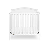 Graco Stella 4-in-1 Convertible Mini Crib with Bonus Mattress (White) – Includes Bonus 2.50 Inch Thick Mattress with Water-Resistant Cover, Converts to Twin Bed with Headboard and Footboard Graco