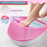 B Bascolor Kids Foot Spa & Nail Kit Set, Kids Spa Day Kit for Girls, Massage Foot Soak Tub and Nail Dryer, Manicure Pedicure Art Salon Girl Gift for 5-12, Christmas Birthday Gifts B Bascolor