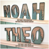 Personalized Wooden Name Sign for nursery, Wall letters Customized Name Sign Baby Room Decor, Baby Nursery Name Sign Wood Signs Personalized Baby Name Sign, Personalized Name Sign Wooden Baby Sign MONTOJOY