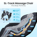 Osaki Vibe 4D l 4D Massage Mechanism l Automatic Body Scan l Deep Calf-Kneading l Space-Saving Technology l 3-Stage Zero Gravity l 32-Cell Full Body Air Massage Osaki