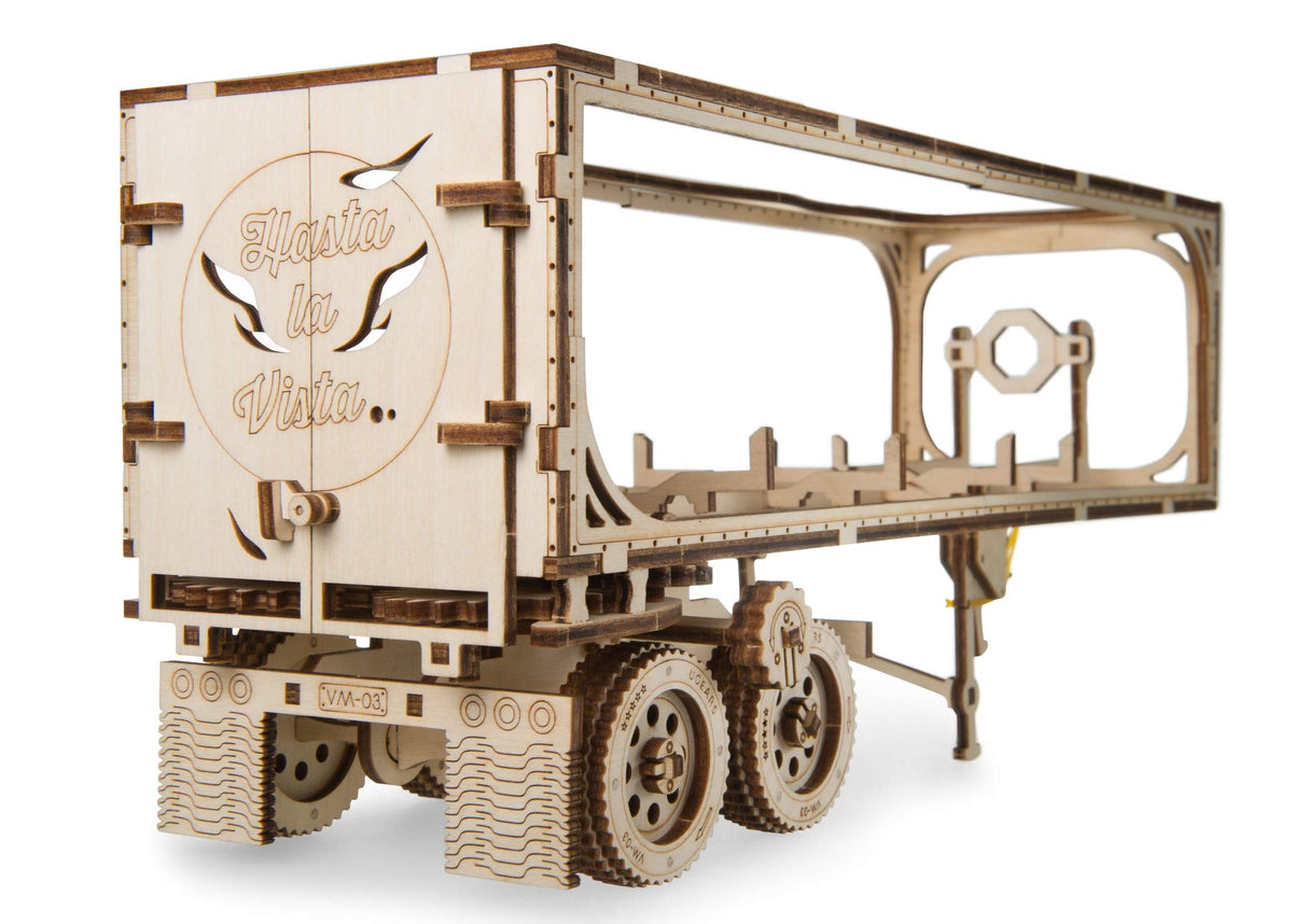 UGEARS Trailer for Heavy Boy Truck VM-03 Self-Assembling 3D Wooden Model UGEARS