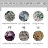 TOSTOG Wolf Diamond Art Kits for Adults, Wolf Head Forest Diamond Paintings for Adults, Full Drill Diamond Art Kits, 5D Diamond Paintings Kit Gem Painting Wall Decor and Gift 12 * 16 Inch. TOSTOG