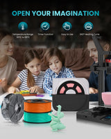 SUNLU Filament Dryer Box for 3D Printer Filament, S1 Plus Filament Dehydrator with Fan Design, Filament Storage can Keep 1.75 2.85 3.00mm PLA PETG ABS Filament Dry During 3D Printing (Black) SUNLU